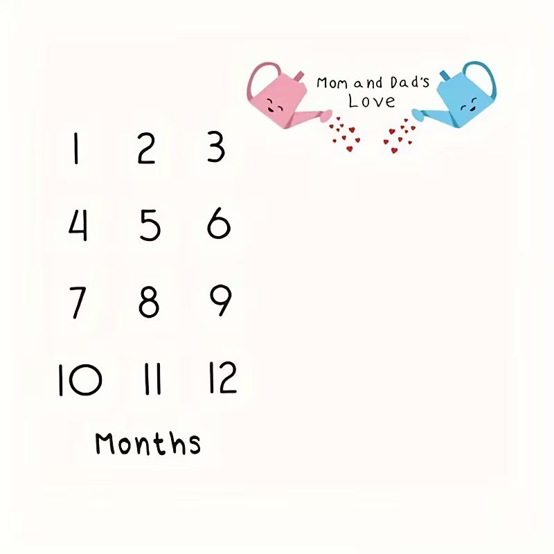 Baby Erinnerungsdecke „Love“ - 100x100 cm