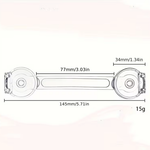 Sicherheitsverschluss Clear (8er-Set)
