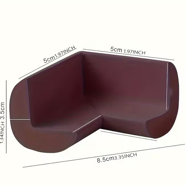 Eckenschutz Soft – 6er Set (Schwarz)