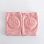 Baby Knieschoner Smile Pink – Krabbel- & Lauflernschutz (0–2 Jahr)