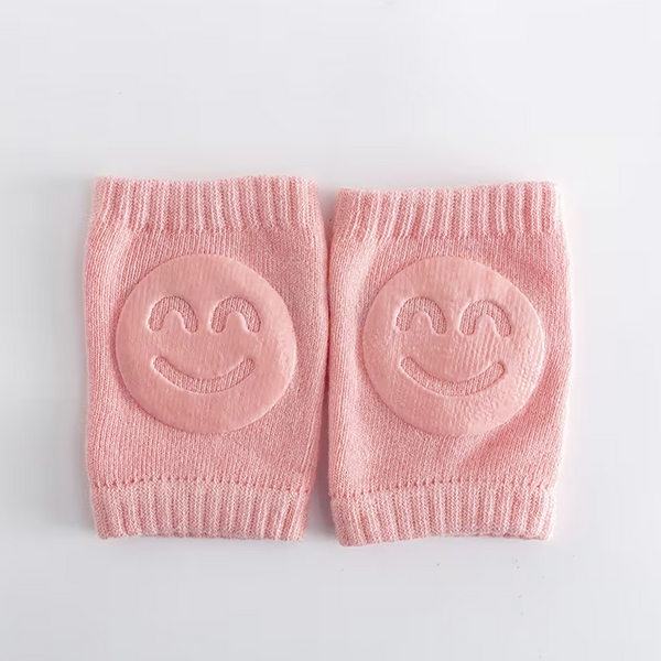 Baby Knieschoner Smile Blau – Krabbel- & Lauflernschutz (0–2 Jahr)