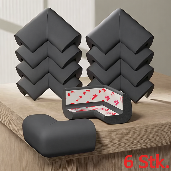 Eckenschutz Soft – 6er Set (Schwarz)