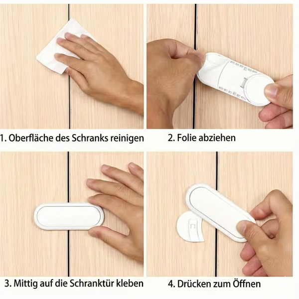 Sicherheitsverschluss für Möbel – 5er / 9er Set