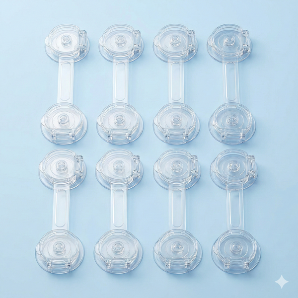 Sicherheitsverschluss Clear (8er-Set)