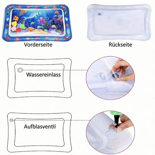 Aqua Spielmatte – Sensorische Wasser-Spieldecke