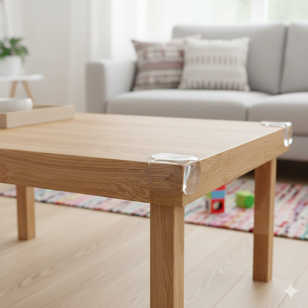 Transparenter Eckenschutz (8 Stück) – Kooloo ClearGuard